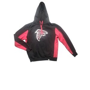 NFL Atlanta Falcons Hooded Pullover Red Zone Sweatshirt Size Large